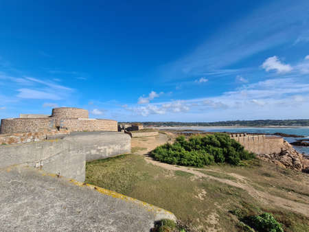 Fort Hommet, Guernsey Channel Islandsのeditorial素材