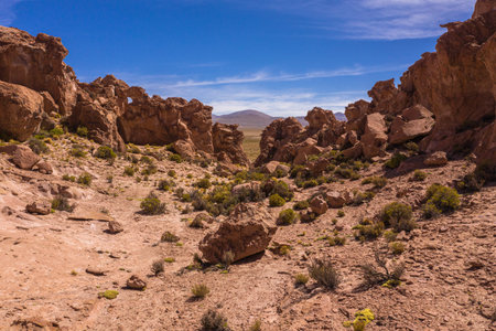 Aerial at Inca Canyon - South of Bolivia.