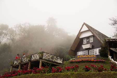 Morning in Phrae, Thailandのeditorial素材