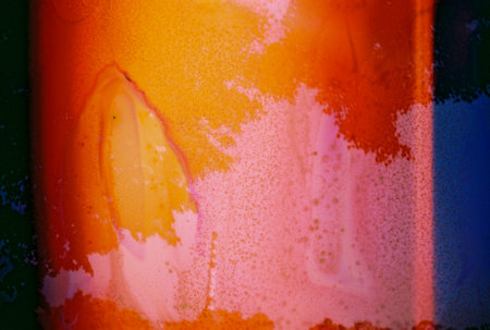 Vintage distressed blurry and grained background. Damaged camera film. Mystical, psychedelic, nostalgic picture.の写真素材