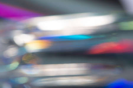 Crystal Glass defocused blurred abstract futuristic background.の写真素材