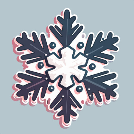 Snowflake icon isolated on gray background. vector illustration. Eps 10.のイラスト素材