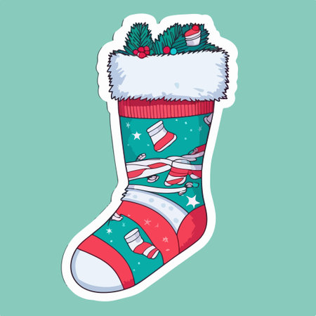 Christmas juice with ornaments. Vector illustration in cartoon style.のイラスト素材
