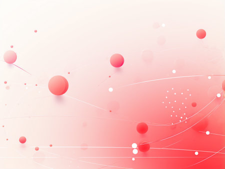 Abstract background with red circles and lines. Vector illustration. Eps 10の写真素材