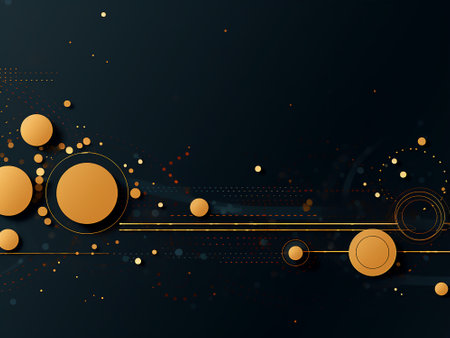 Abstract background with circles and lines. vector illustration. Eps 10.の写真素材