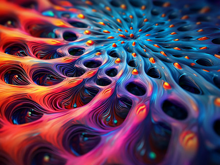 abstract fractal. Fractal art background for creative design. Decoration for wallpaper, desktop,...