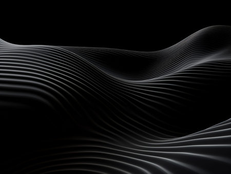 Abstract wavy background. 3d rendering, 3d illustration.