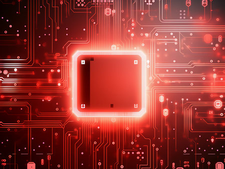 Abstract technology background with circuit board. vector illustration. Eps 10.
