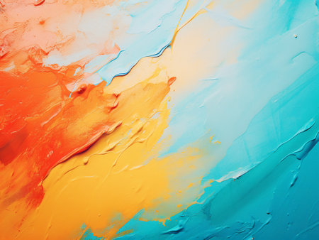 Abstract oil paint background. Colorful oil paint texture. Oil paint backgroundの写真素材