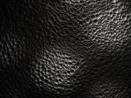 abstract background made of black and white soap bubbles close-up
