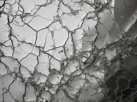 Cracks in the ground. Abstract background and texture for design.