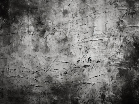 Grunge background with space for text or image. Black and white.の写真素材
