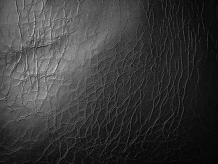 Black leather texture background. Abstract background for design with copy space for text or image
