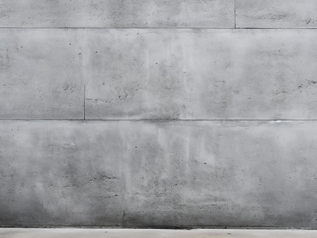 gray concrete wall texture useful as a background - industrial interior design conceptの写真素材