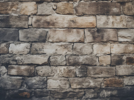 brick wall texture background - vintage effect style pictures. (Selective focus)の写真素材