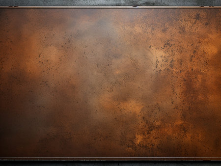 Rusty metal background or texture with copy space for text or image