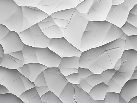cracked white paper background, abstract background, 3d render illustration