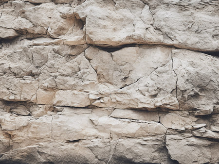 Stone wall texture background. Natural stone surface with cracks and scratches.
