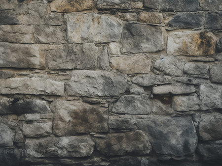 Background of stone wall texture. Old grunge vintage wall background.