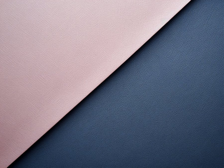 background and texture of blue and pink color paper with copy space for designの写真素材