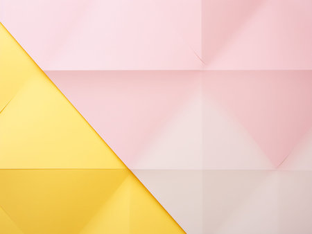 Abstract geometric background. Triangles of different colors. 3d render