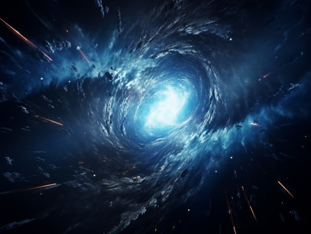 abstract fractal. Fractal art background for creative design. Decoration for wallpaper, desktop, poster, cover booklet. Print for clothes, t-shirt. creative illustration for designの写真素材