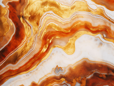 golden agate texture as nice natural background with space for text or imageの写真素材