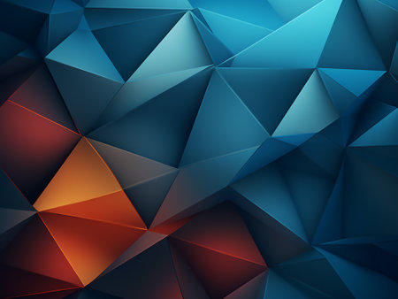 3d Triangles background. Abstract background. Design wallpaper.の写真素材