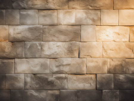 Stone wall texture background for interior exterior decoration and industrial construction concept design.の写真素材