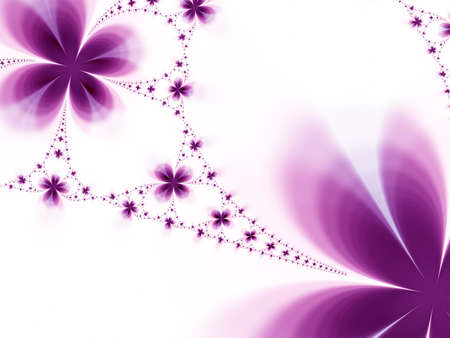 Chain of wonderful flowersの写真素材