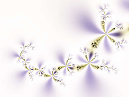Beautiful flowers on a white backgroundの写真素材