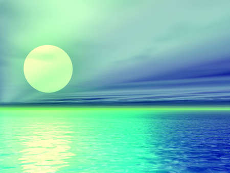 Beautiful sunsetの写真素材