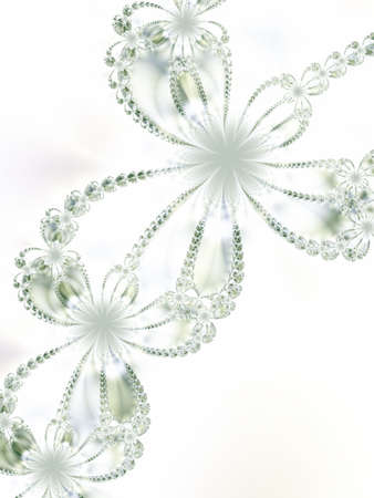 Gray flowerの写真素材