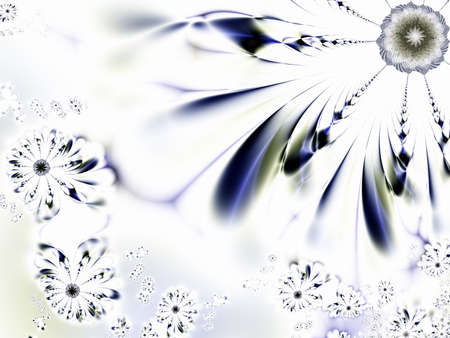 Abstract snowflakesの写真素材
