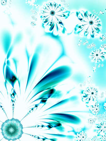 Abstract snowflakesの写真素材