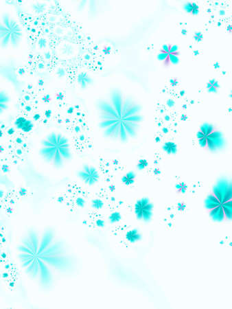 Abstract snowflakesの写真素材