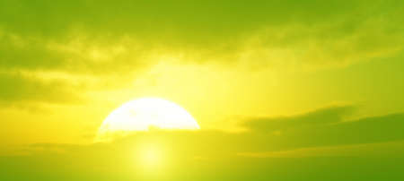 Beautiful sunsetの写真素材