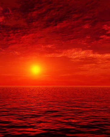 Beautiful sunsetの写真素材