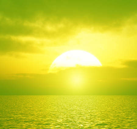 Beautiful sunsetの写真素材