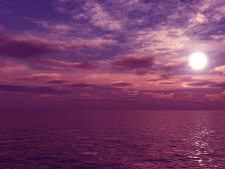 Beautiful sunsetの写真素材