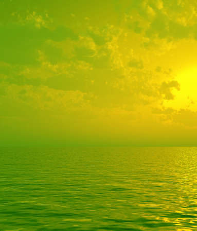 Beautiful sunsetの写真素材