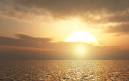 Beautiful sunsetの写真素材
