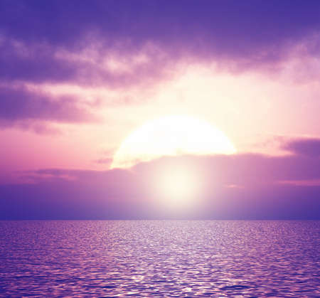 Beautiful sunsetの写真素材