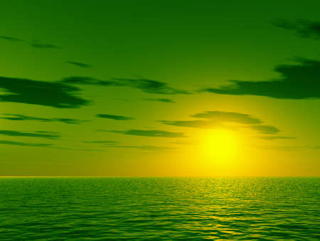 Beautiful sunsetの写真素材