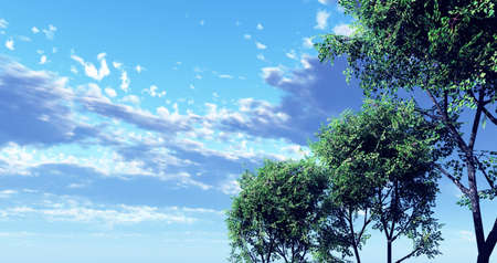 Beautiful cloudscapeの写真素材