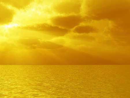 Beautiful sunsetの写真素材