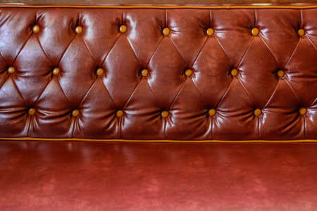 Background of red leather chairsの写真素材