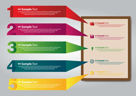 Colorful speech templates and bannerのイラスト素材