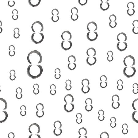 Abstract Seamless Pattern made of gray and black figures. Vector. For your design.のイラスト素材