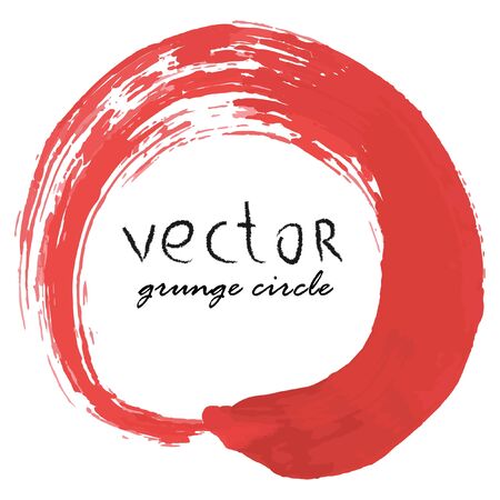 Vector red circle abstract Design element. Vector background. Perfect design foryour design.のイラスト素材